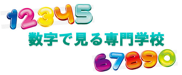 数字で見る専門学校